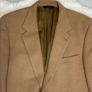 Brooks Brothers Men's Camel Hair Sport Coat Jacket 43 Regular Made in USA